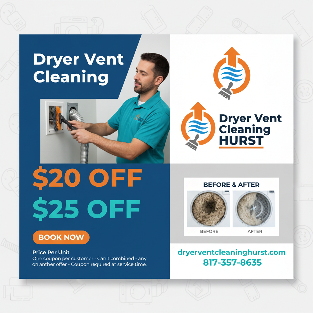 Hurst Dryer Vent Cleaning Discount Coupon